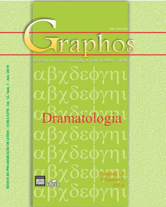 					Visualizar v. 12 n. 1 (2010): Dramatologia
				