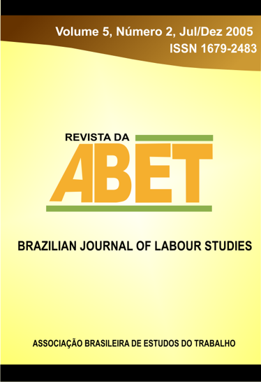 					Visualizar Revista da ABET | Volume 05 — nº 2
				
