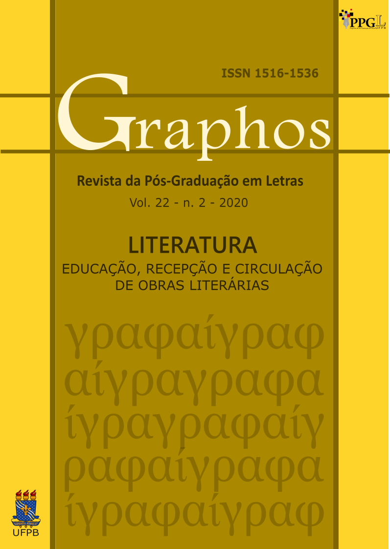 					Visualizar v. 22 n. 2 (2020): Literatura: Educação, Recepção e Circulação de Obras Literárias
				