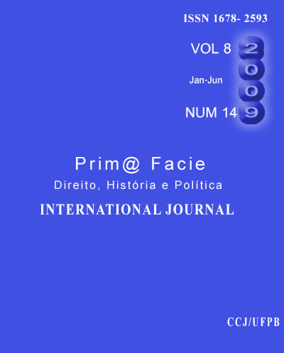 					Visualizar v. 8 n. 14 (2009)
				