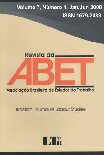 					Visualizar Revista da ABET | Volume 07 — nº 1
				