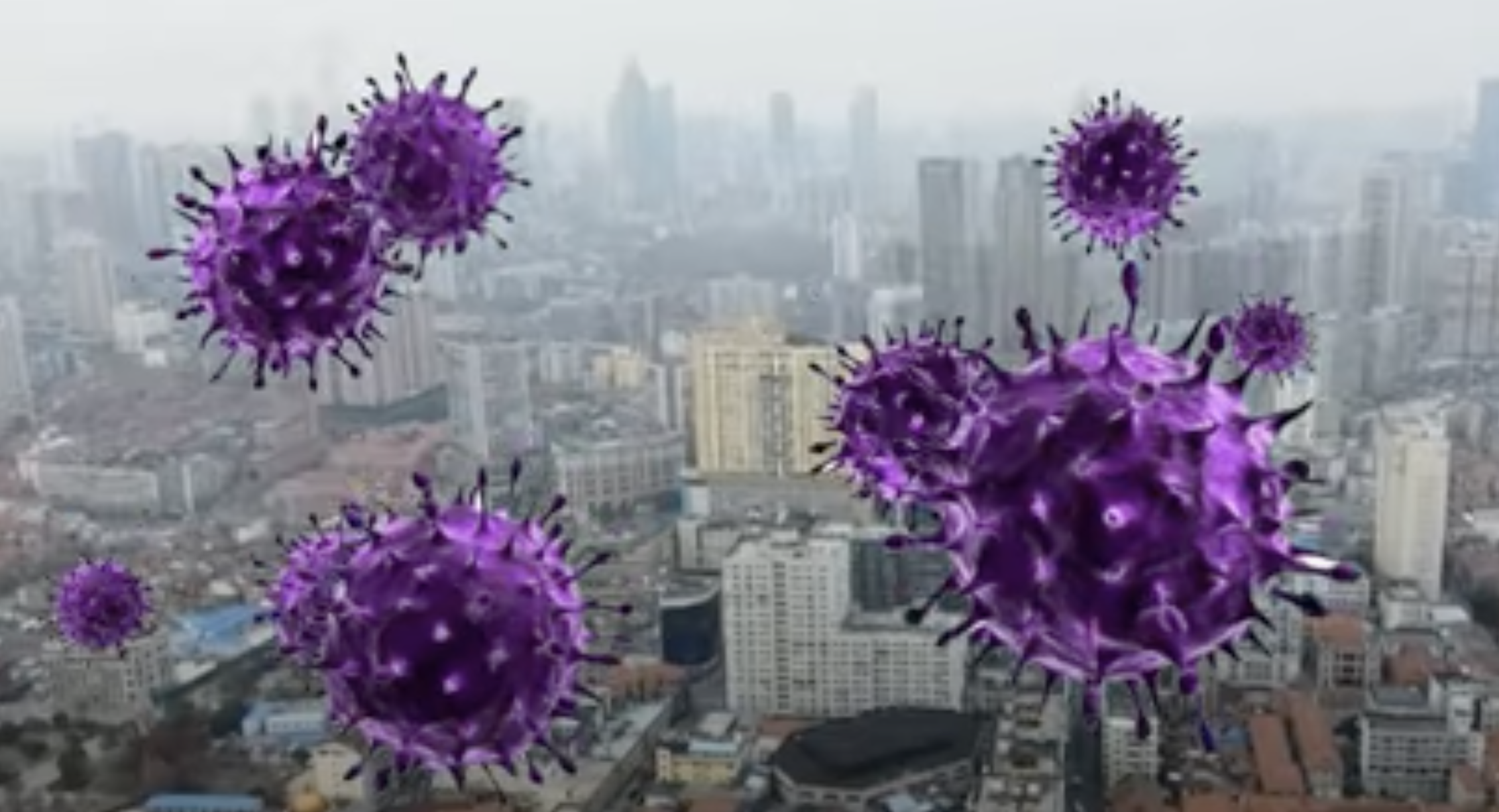 Coronavirus in screenshot from Saxoman Y Casanovas music video (2020). Source: https://youtu.be/-ff1bPOBQ8A?si=MxZH-awwpGqu_tk7.