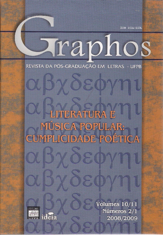 					Visualizar v. 11 n. 1 (2009): Literatura e Música Popular: cumplicidade poética
				