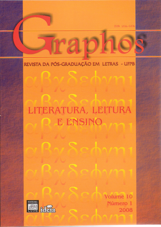 					Visualizar v. 10 n. 1 (2008): Literatura, Leitura e Ensino
				