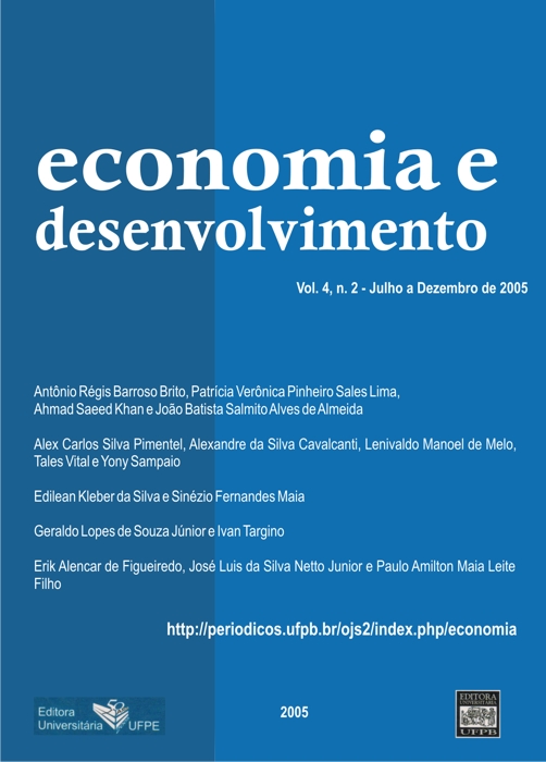 					Visualizar Vol.4 n.2 (2005) Revista Economia & Desenvolvimento
				