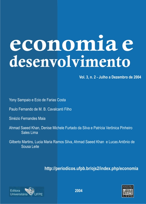 					Visualizar Vol.3 n.2 (2004) Revista Economia & Desenvolvimento
				