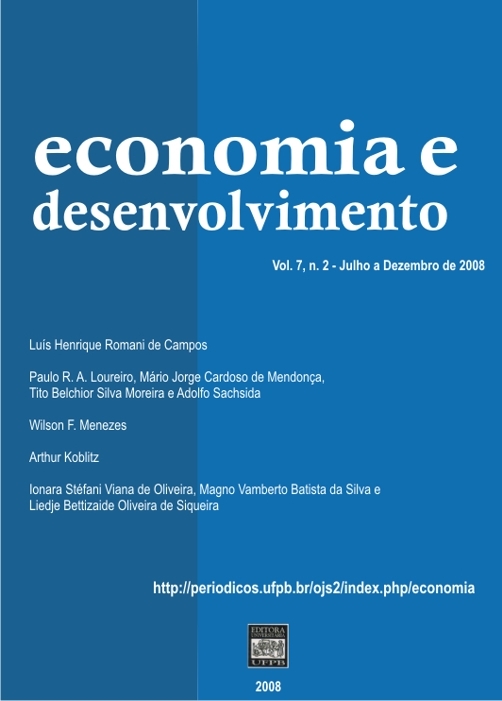 					Visualizar Vol.7 n.2 (2008) Revista Economia & Desenvolvimento
				