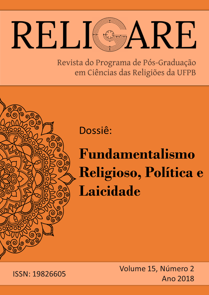 					Visualizar v. 15 n. 2 (2018): Fundamentalismo Religioso, Política e Laicidade
				
