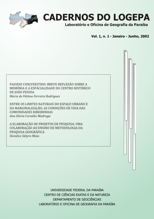 					Visualizar Cadernos do Logepa, vol.1, n.1, 2002
				