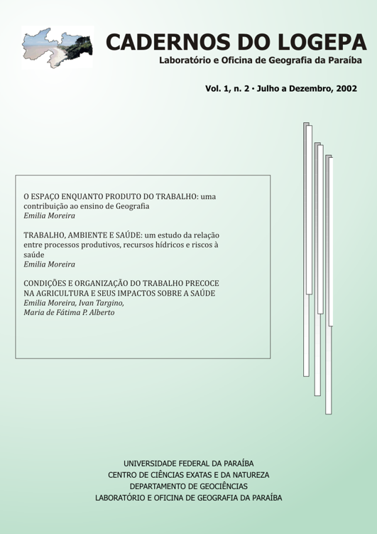 					Visualizar Cadernos do Logepa, vol.1, n.2, 2002
				