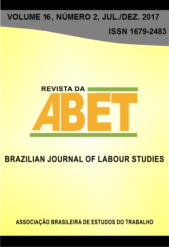 					Visualizar Revista da ABET | Volume 16 — nº 2
				
