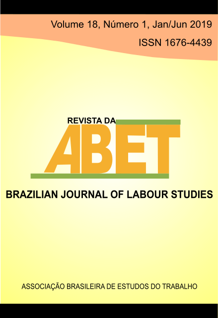 					View Revista da ABET | Volume 18 — nº 1
				