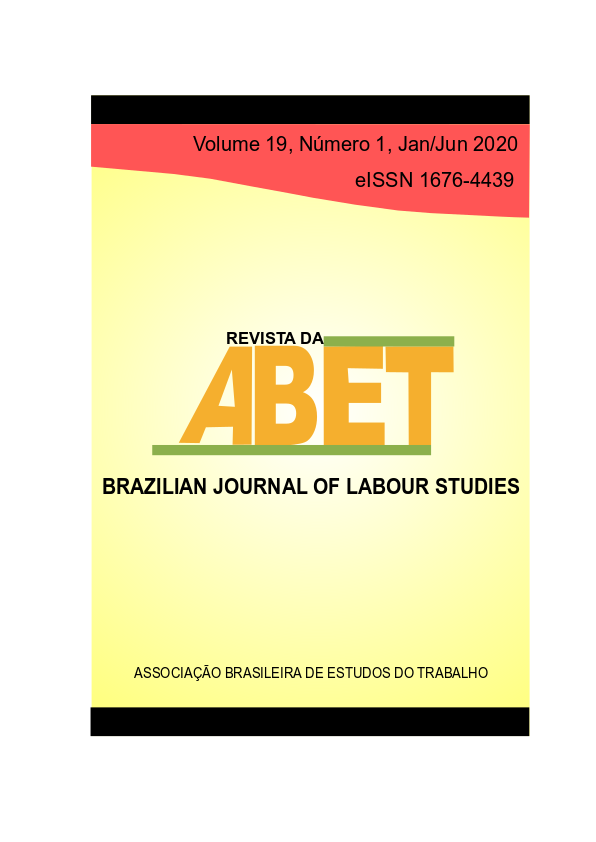 					Visualizar Revista da ABET | Volume 19 — nº 1
				