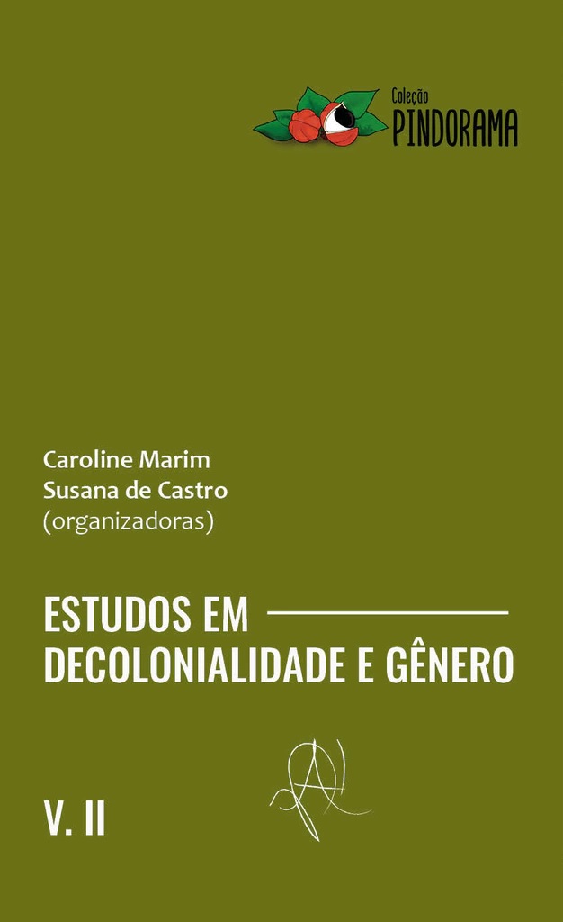 Capa do livro Estudos em decolonialidade e gênero V. II. Fonte: https://www.apeku.com.br/produtos/978-65-80154-39-5/